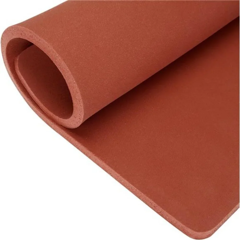 15 x 15 Inch Silicone Heat Press Pad Mat 0.3 Inch Red Thickest Silicone Mat